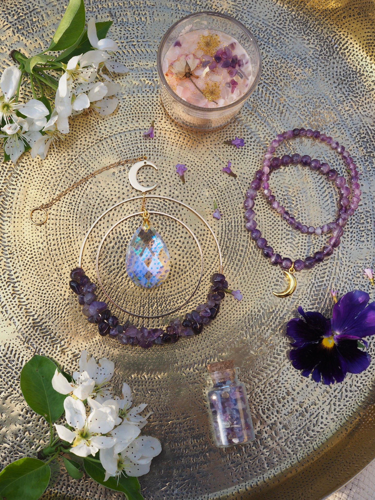 Mother's day crystal gift set