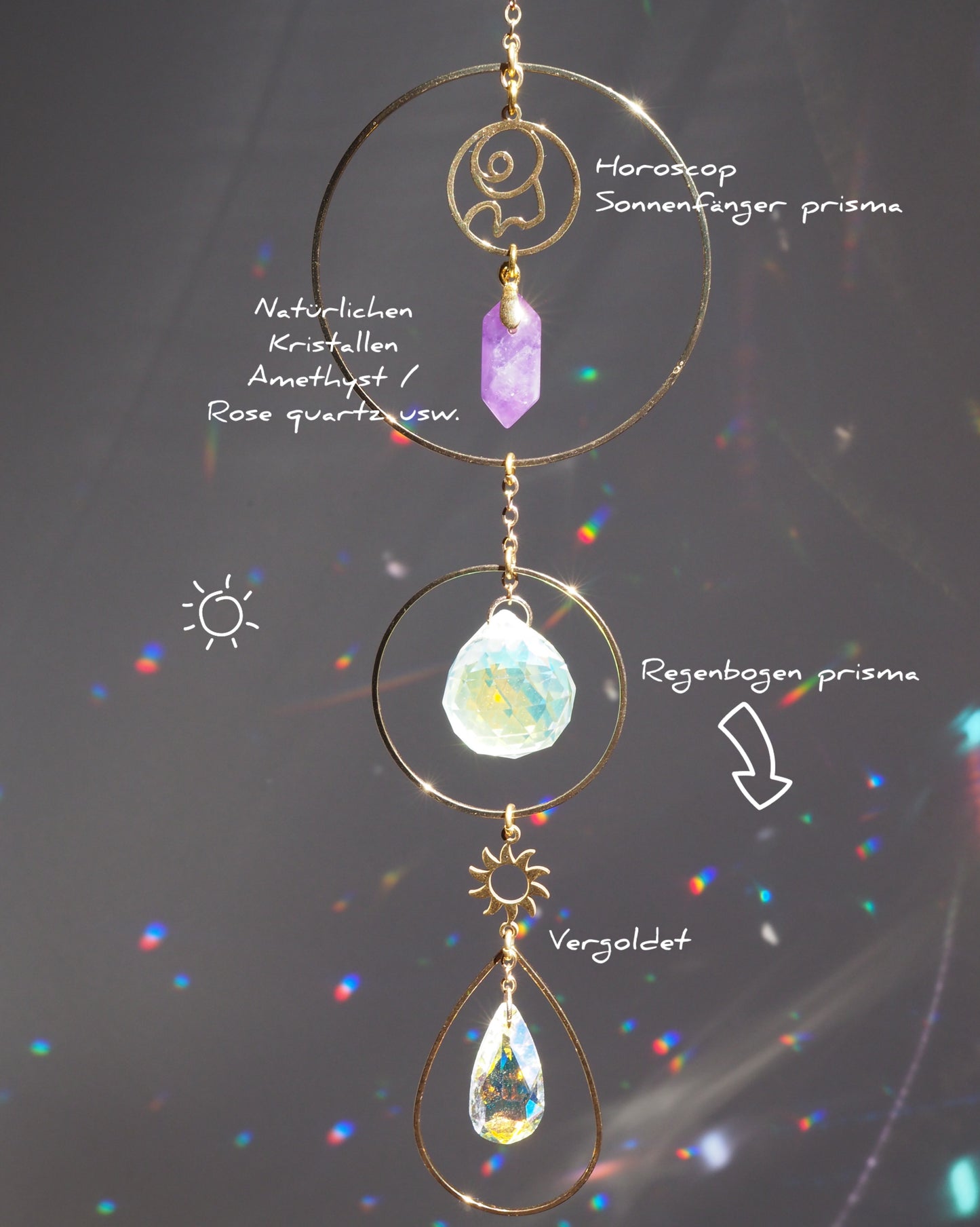 Nalini-Zodiac charm Suncatcher