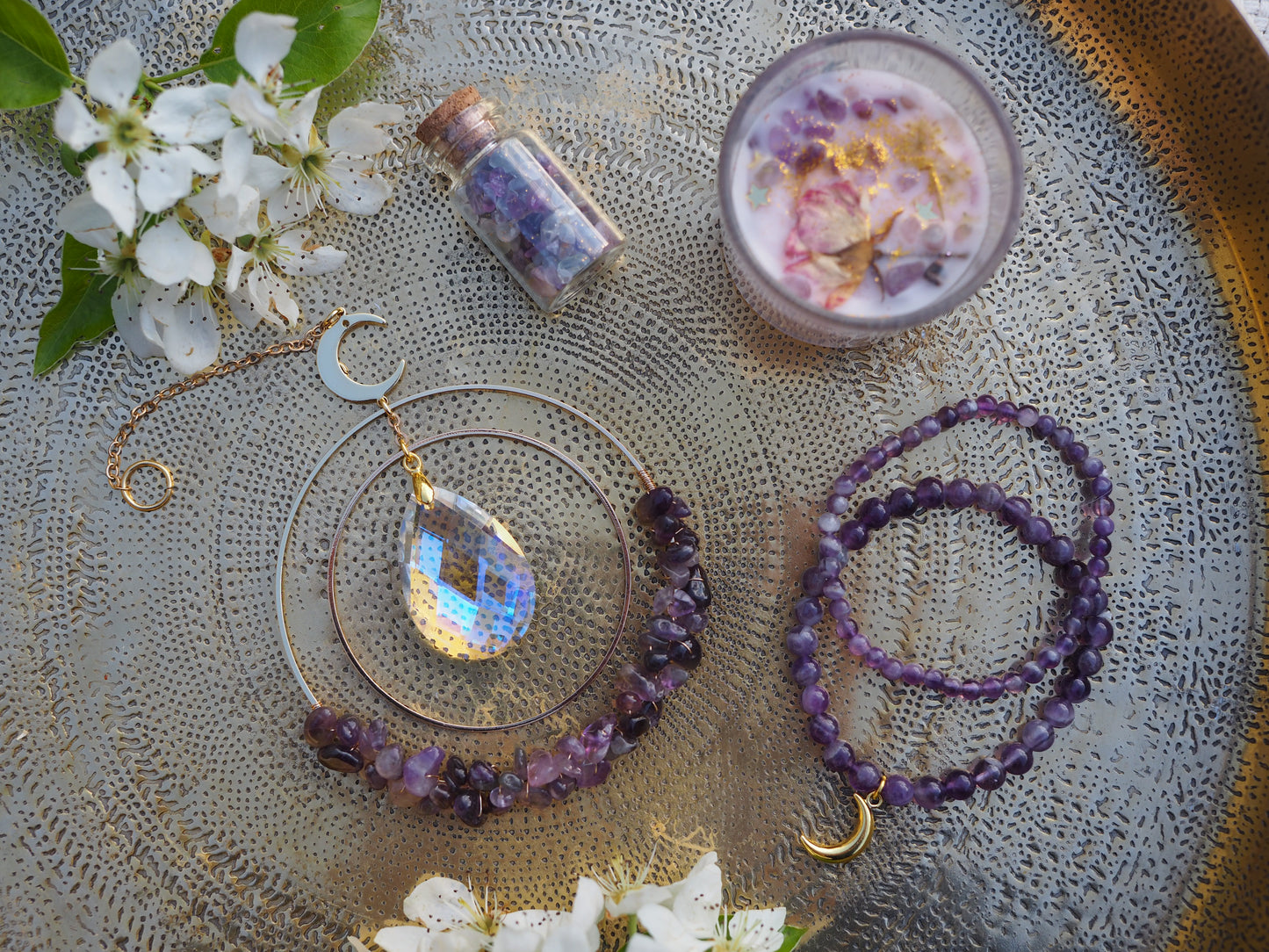 Mother's day crystal gift set
