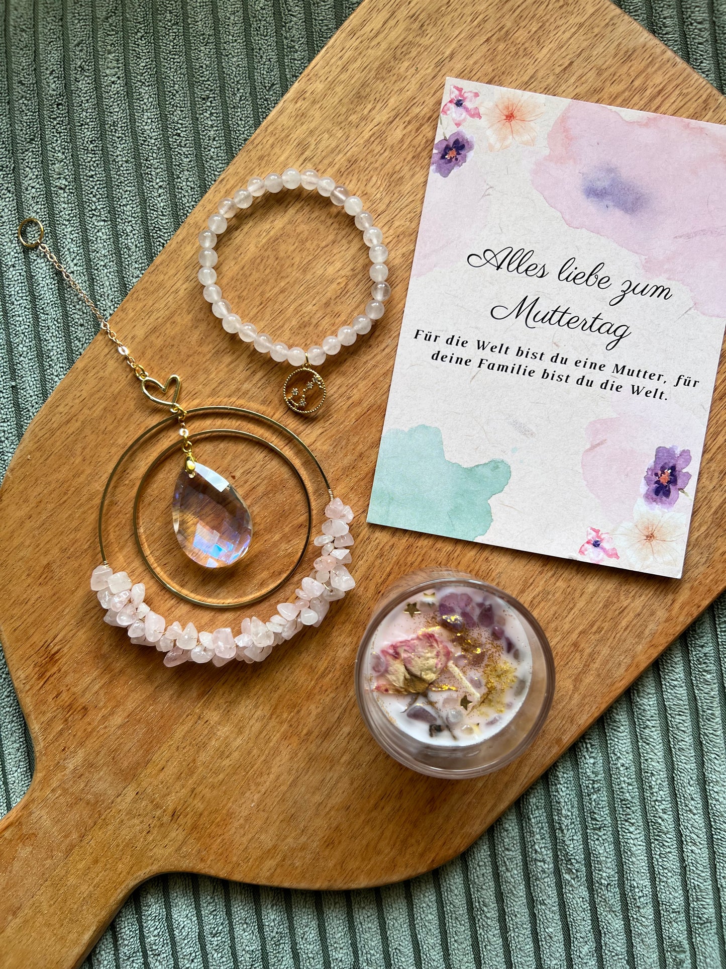 Mother's day crystal gift set