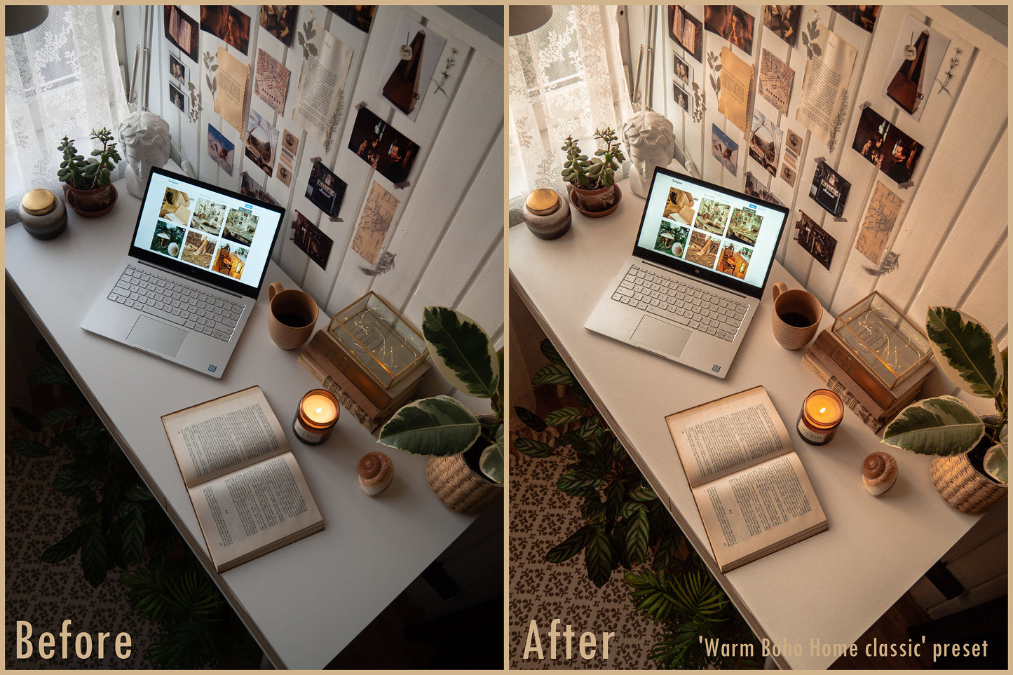 6 Warm Boho Home Presets Pack