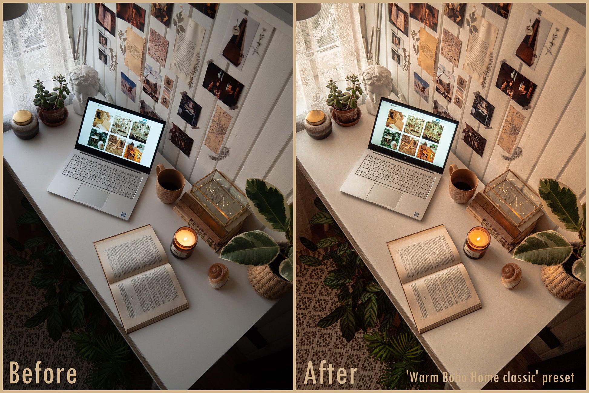 6 Warm Boho Home Presets Pack