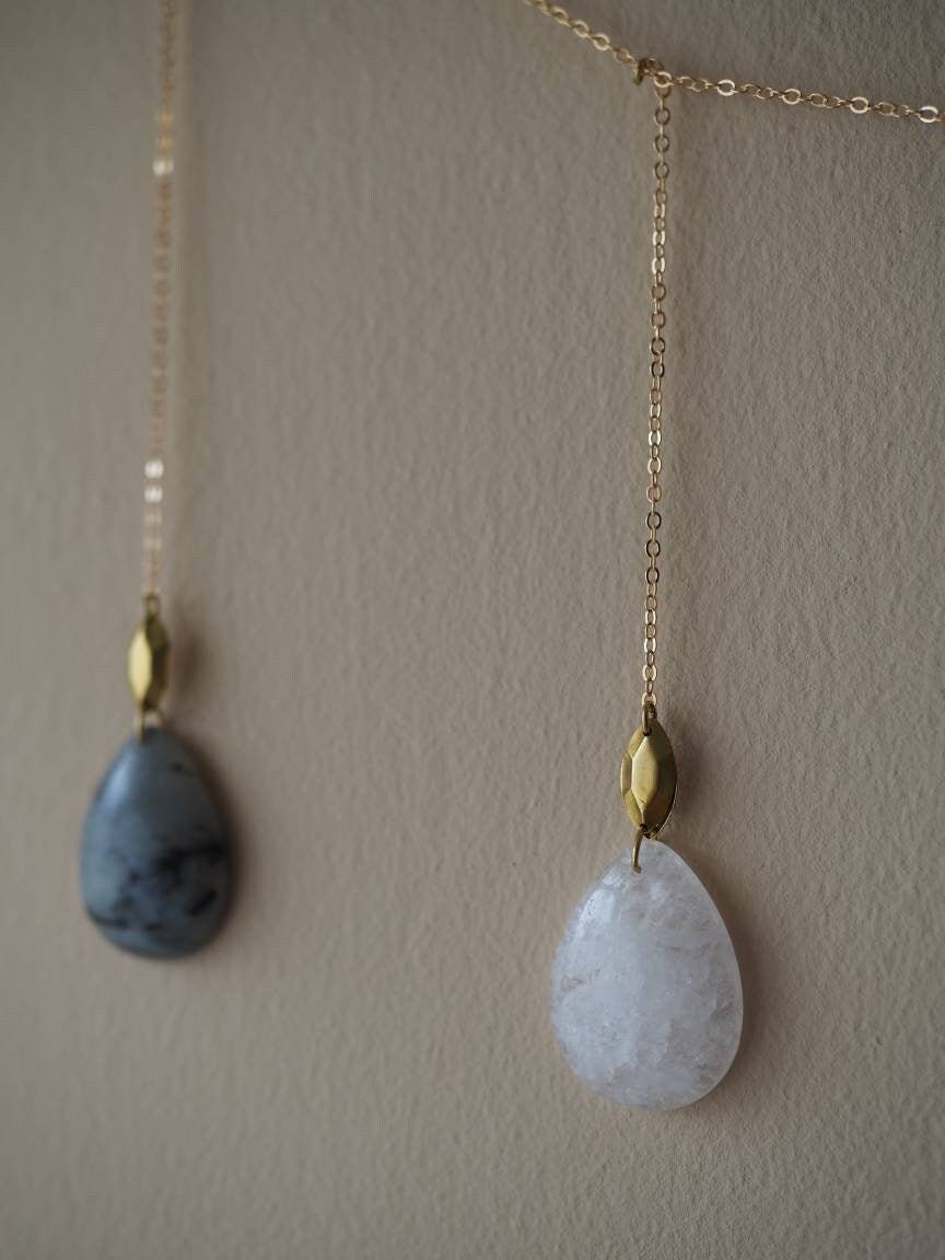 Yara crystal garland, wall hanging - moon wall decor- boho home decor- house jewelry-crystal- birthday gift-crystal grid-witchy home decor