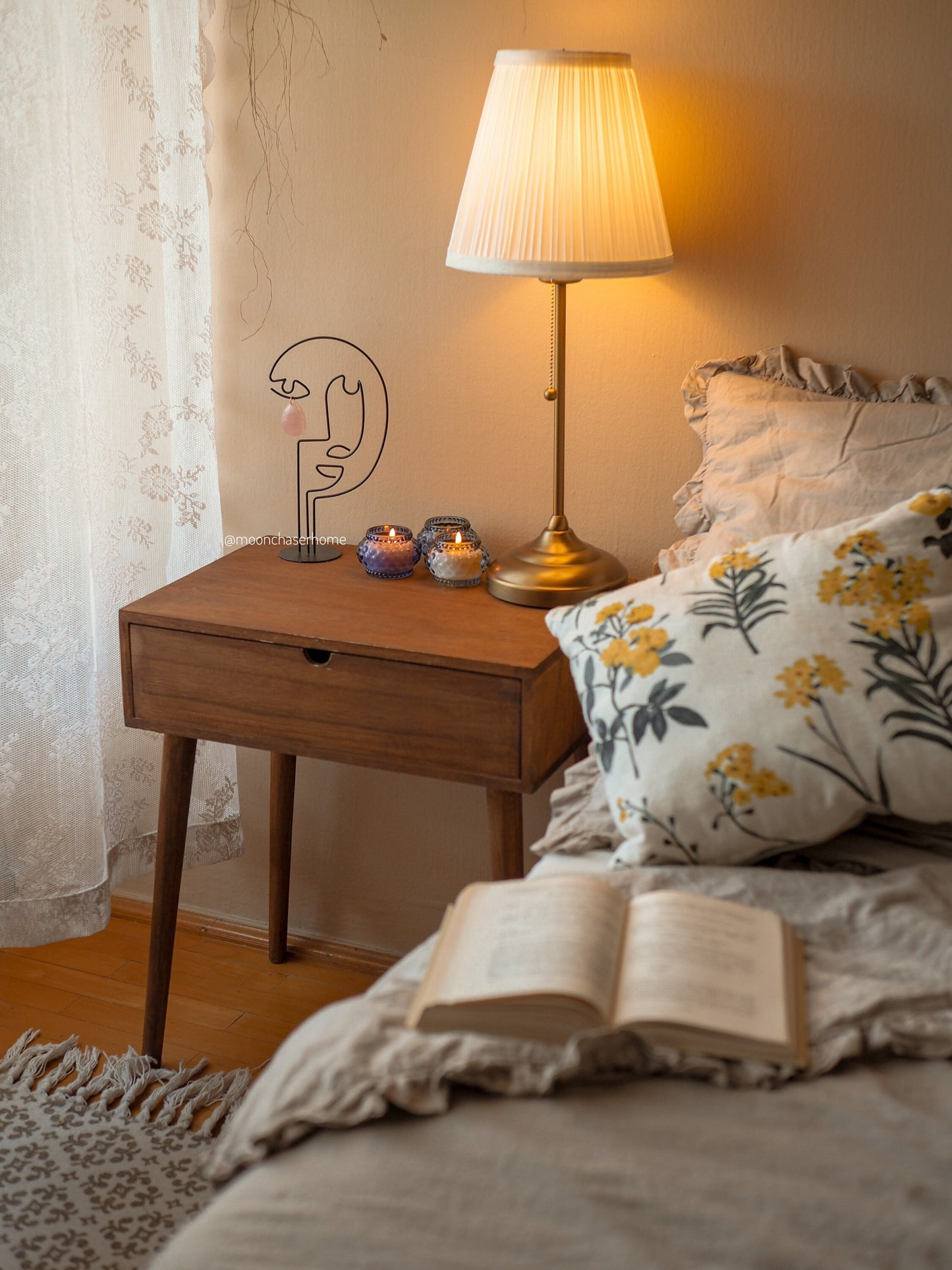 Face home table decor, desk decor, crystal decor, sun catcher with crystals, office decor, Scandinavian home decoration