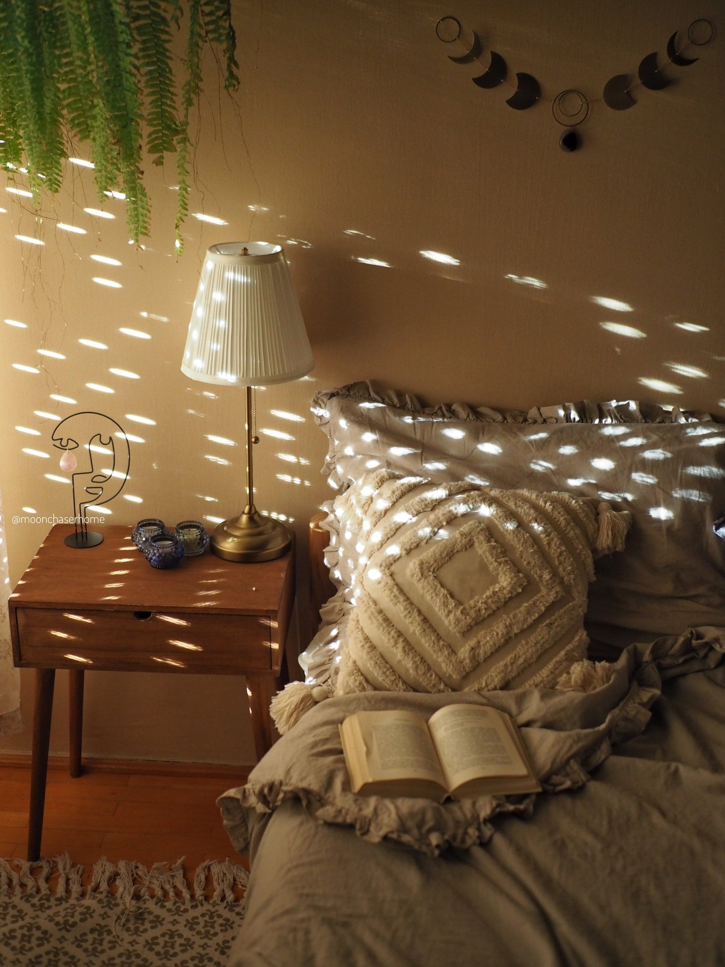 Face home decor, desk decor, sun catcher with crystals, office decor, home decoration