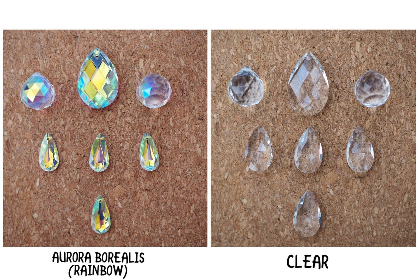 Semira crystal long 24K GOLD PLATED sun catcher, rainbow prism, home decoration, Birthday gift, Housewarming gift