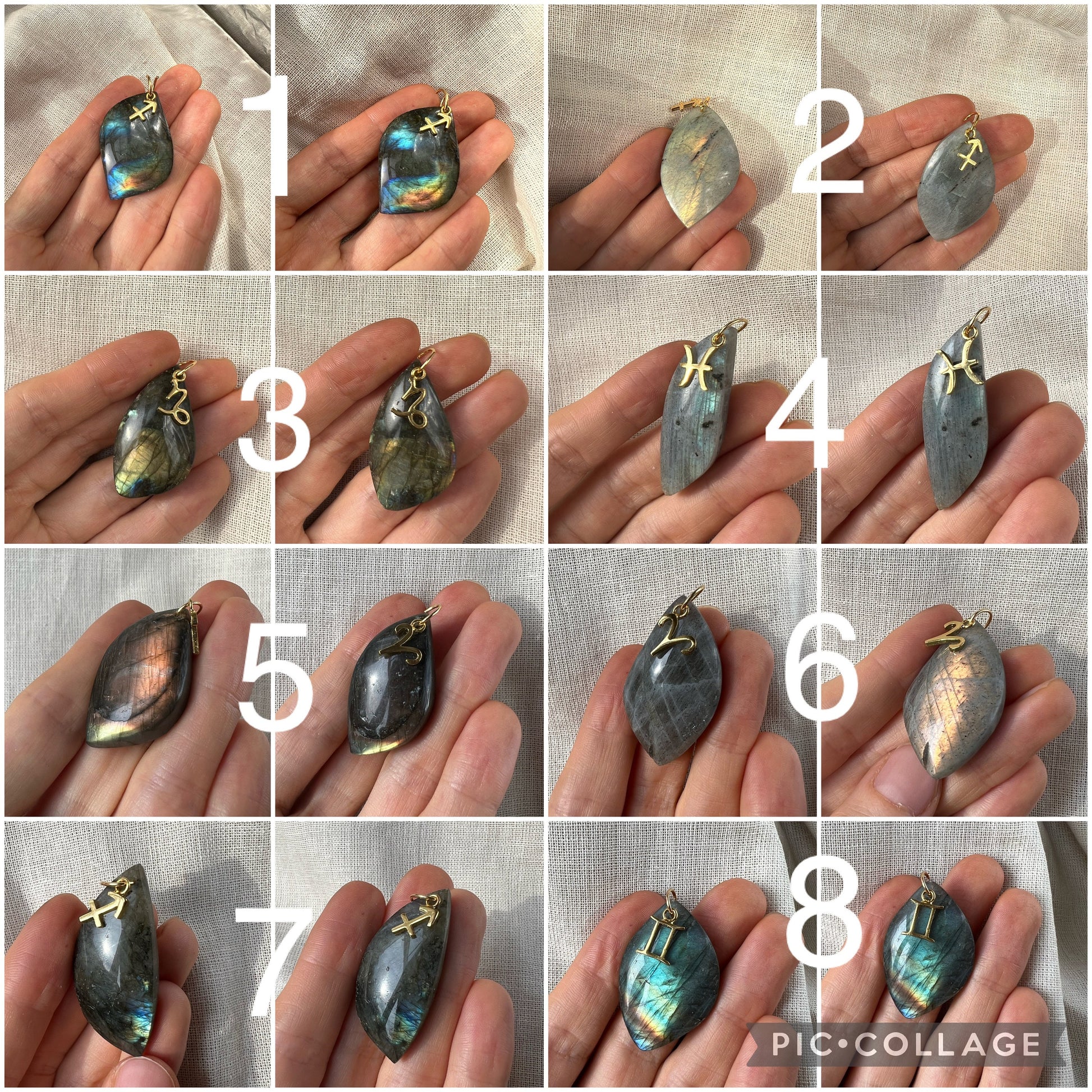 Rainbow Labradorite Necklace, real gold filled jewelry, large labradorite pendant