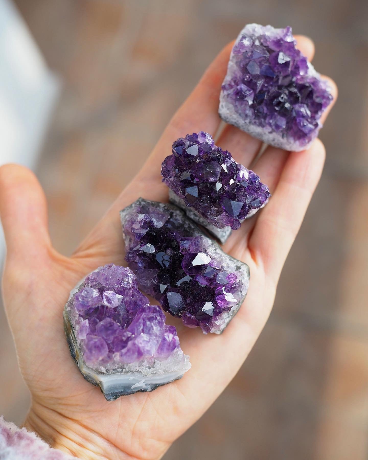 Ákos- Luna&Amethyst druzy crystal sun catcher with moon, rainbow prism, housewarming gifts, rainbow maker, geometric sun catcher, air plant holder