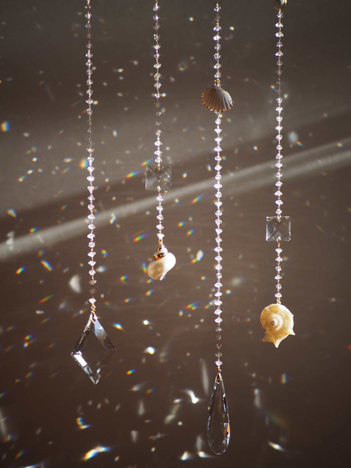 Simple suncatcher set with shells - Shamsa