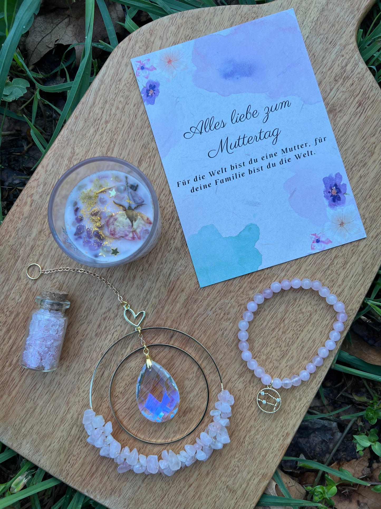 Mother's day crystal gift set