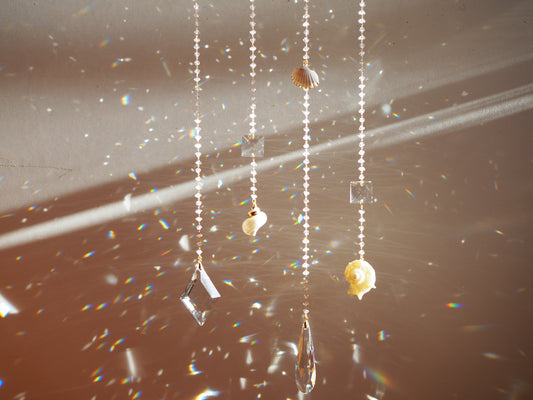 Simple suncatcher set with shells - Shamsa