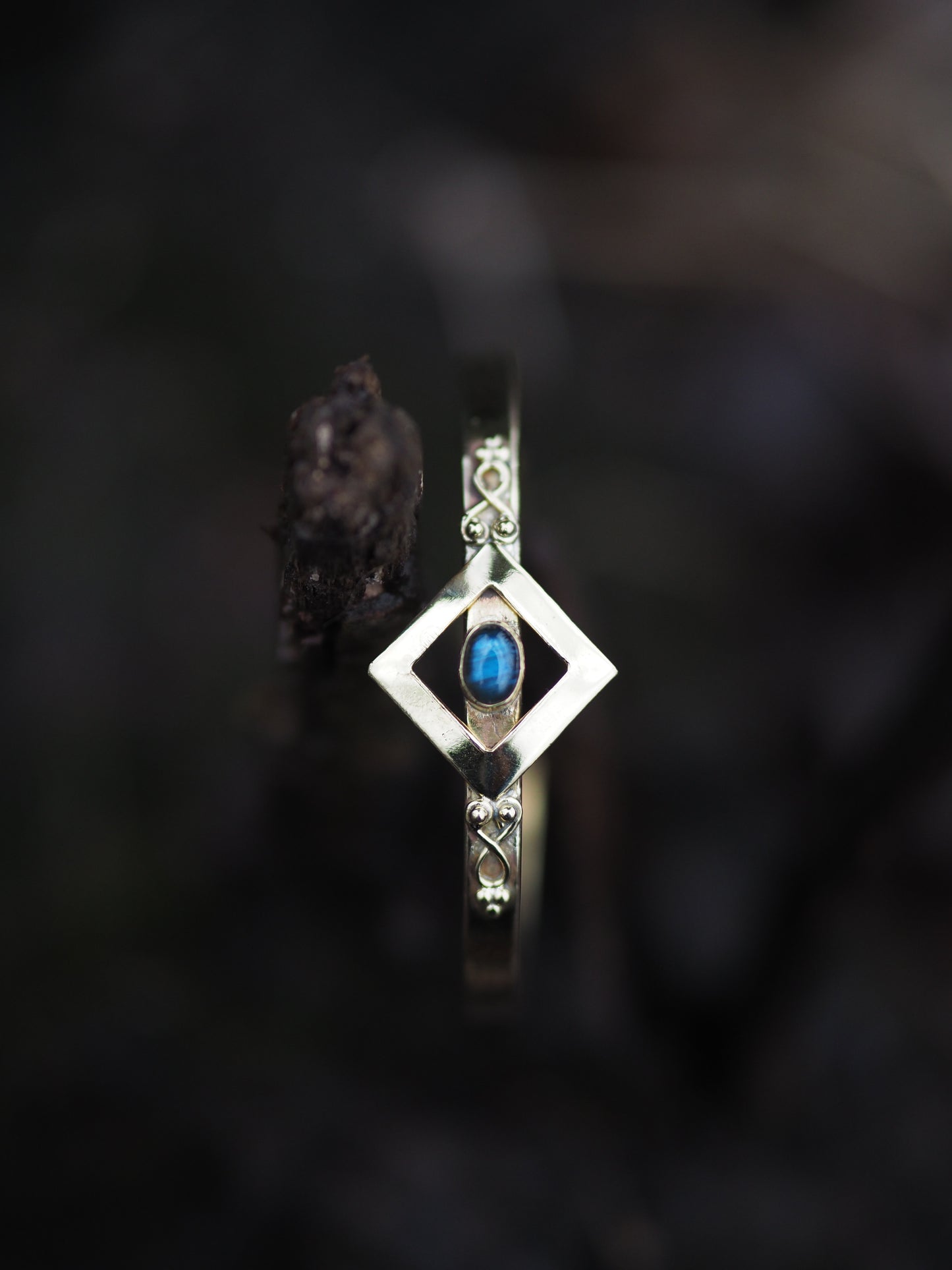 Labradorite Bracelet- Handmade Gemstone Jewelry- Elysia