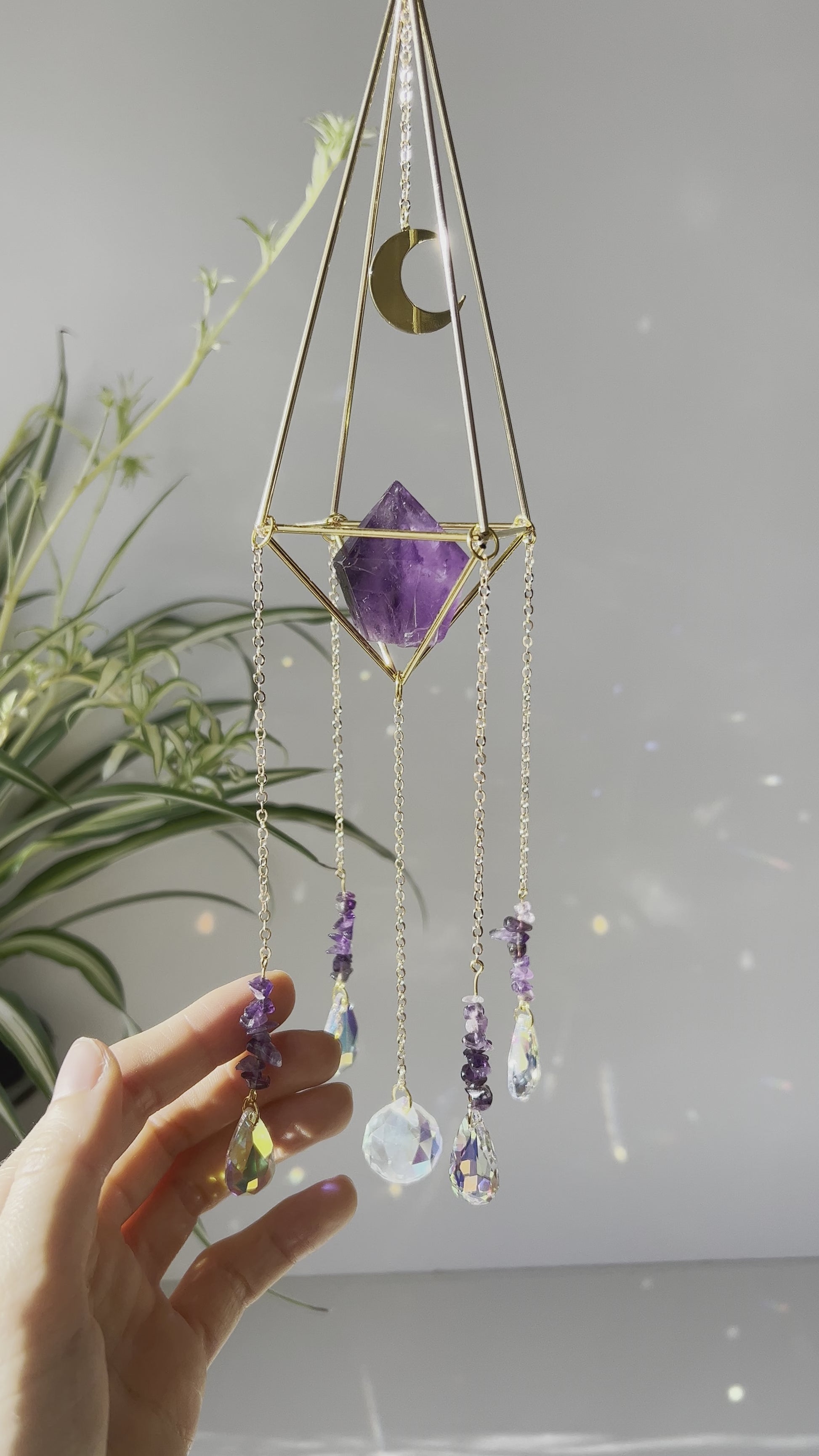 Wind Chime Hanging Crystal Sun Catchers – The Sun Catcher Store